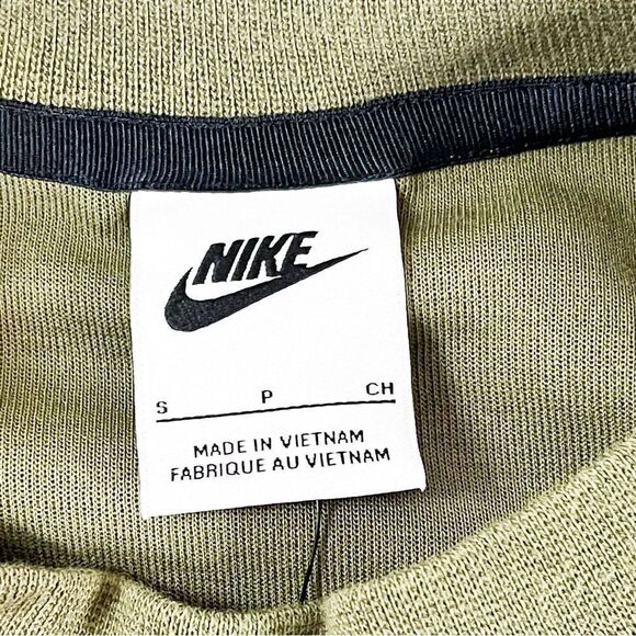 Nike Women's Olive Green Crewneck Sweatshirt - Size Small - Picture 4 of 6